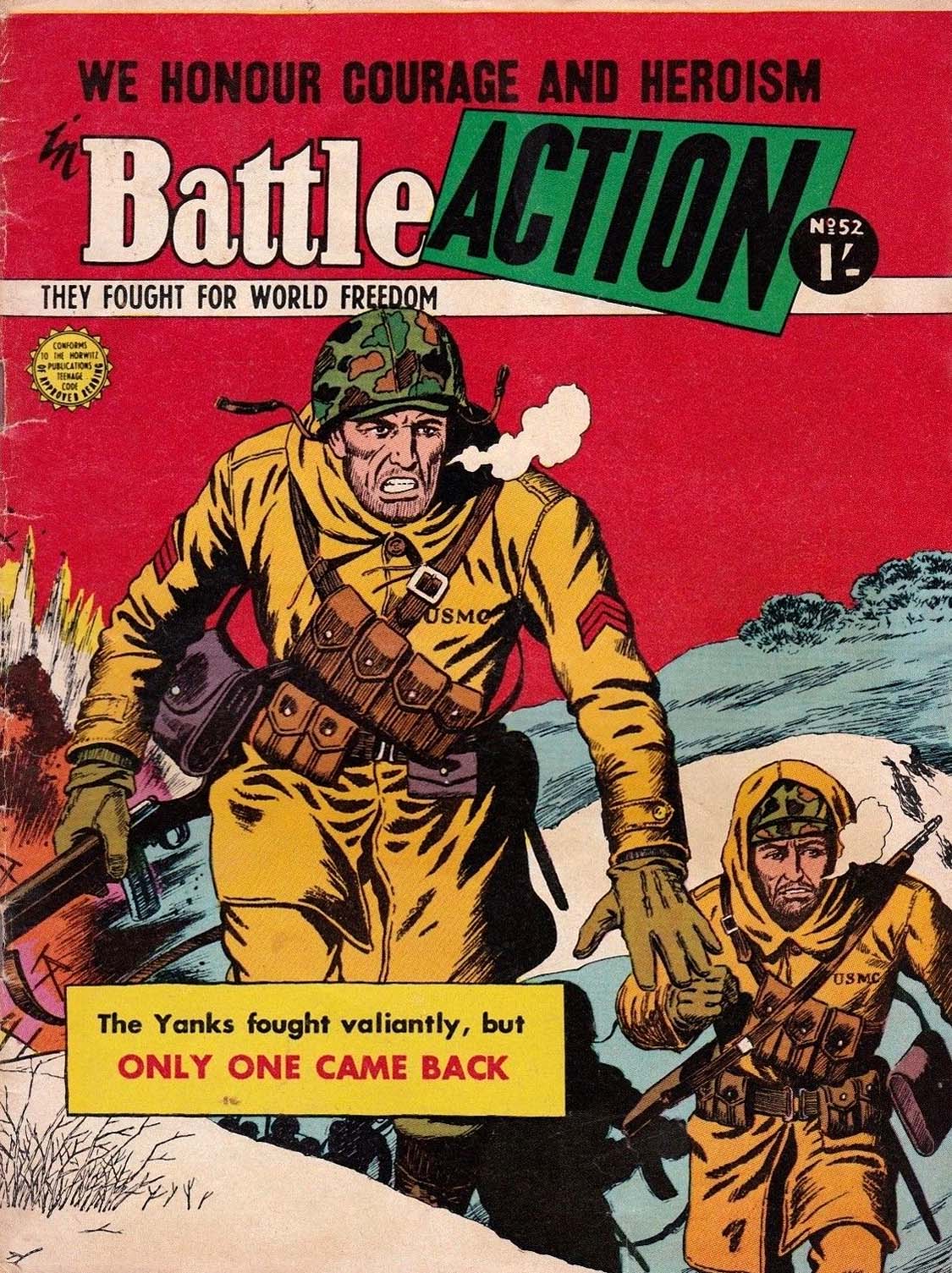 Battle Action (Horwitz, 1954 series) #52 ([November 1958?])