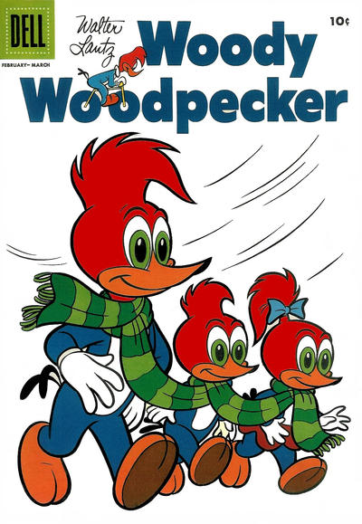 Walter Lantz Woody Woodpecker  #35 (February-March 1956)