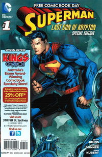 Superman: The Last Son of Krypton FCBD Special Edition (DC, 2013)  (July 2013)