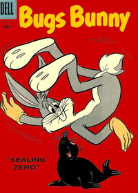 Bugs Bunny (Dell, 1952 series)  #58 (December 1957-January 1958) — Sealing Zero
