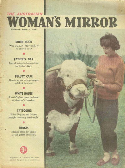 The Australian Woman's Mirror (Bulletin, 1924 series)  (31 August 1960)