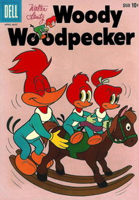 Walter Lantz Woody Woodpecker (Dell, 1952 series)  #60 (April-May 1960) — Untitled