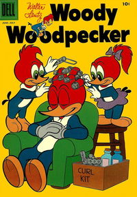 Walter Lantz Woody Woodpecker (Dell, 1952 series) #37 June-July 1956