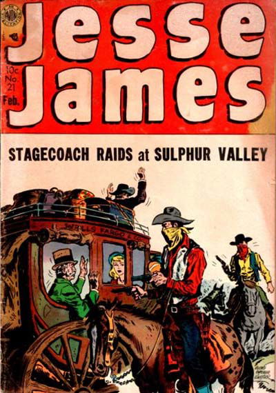 Jesse James (Avon, 1950 series) #21 (February 1955)