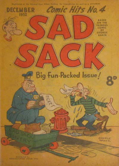 Comic Hits (Red Circle, 1952 series) #4 — Sad Sack (December 1952)