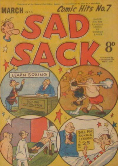Comic Hits (Red Circle, 1952 series) #7 — Sad Sack (March 1953)