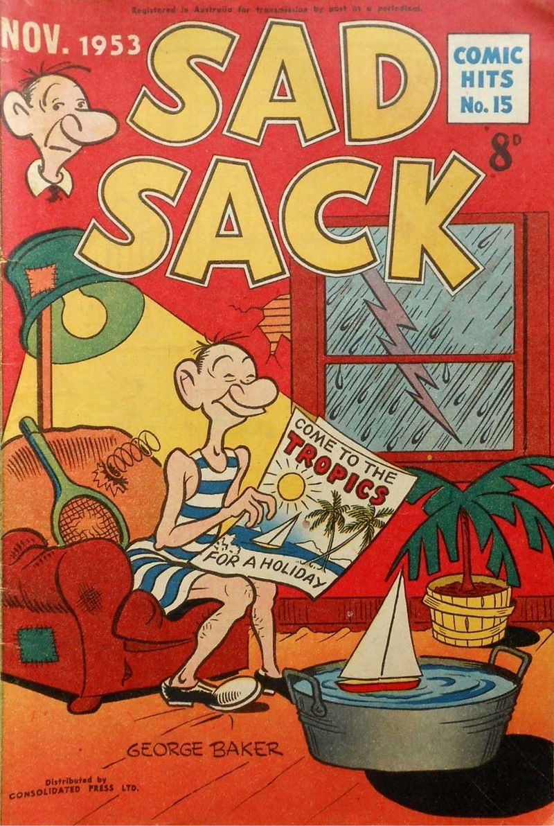 Comic Hits (Red Circle, 1952 series) #15 — Sad Sack (November 1953)
