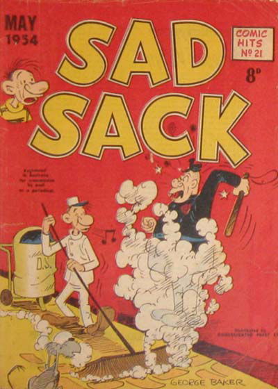 Comic Hits (Red Circle, 1952 series) #21 — Sad Sack (May 1954)