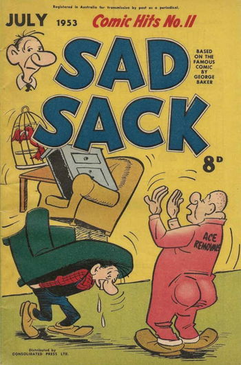 Comic Hits (Red Circle, 1952 series) #11 (July 1953) — Sad Sack