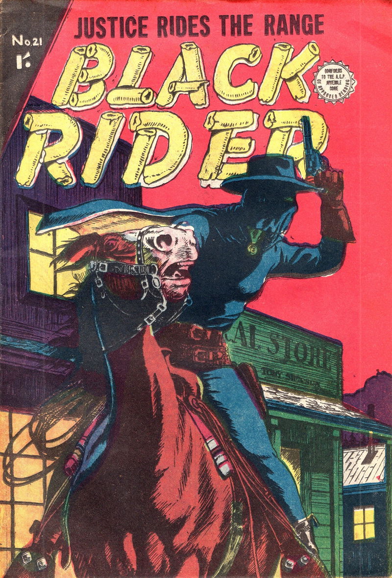 Black Rider (Horwitz, 1956? series) #21 ([July 1956?])