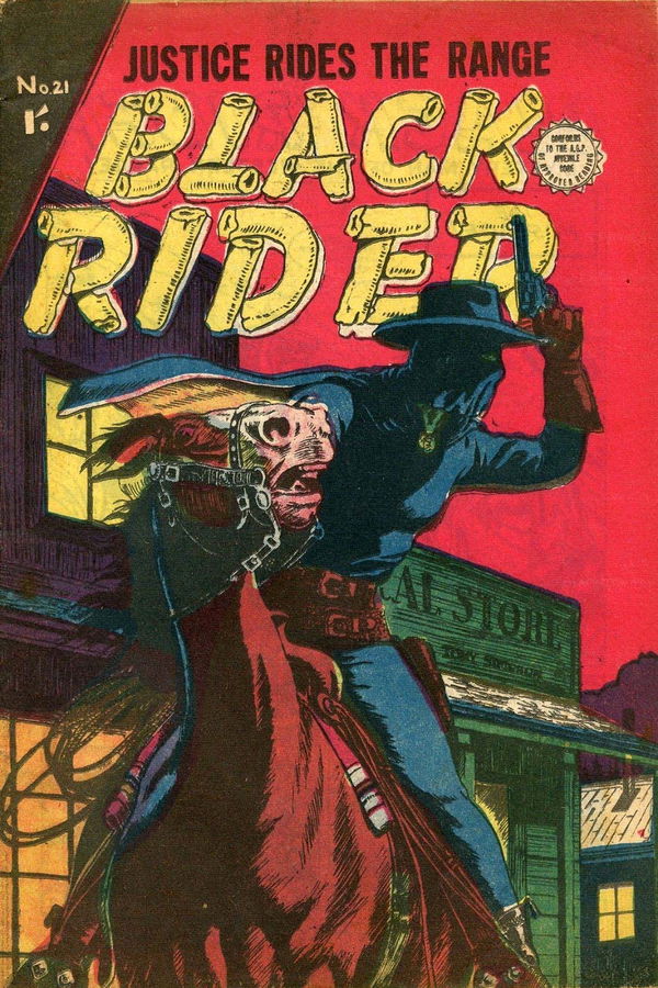 Black Rider (Horwitz, 1956? series) #21 ([July 1956?])