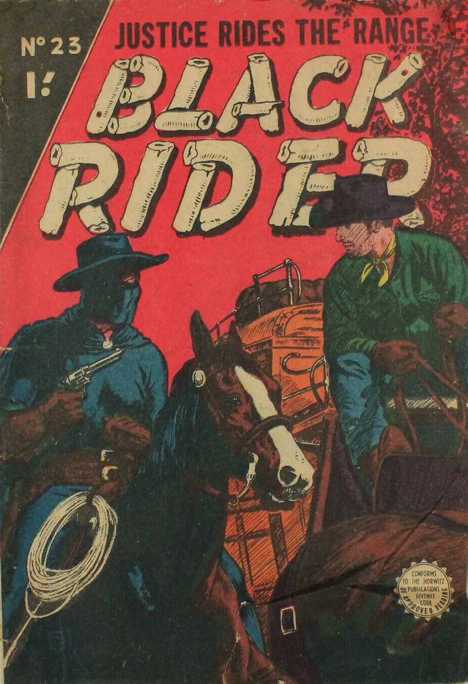 Black Rider (Horwitz, 1956? series) #23 ([September 1956?])