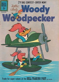 Walter Lantz Woody Woodpecker (Dell, 1952 series)  #69 (October-November 1961) — Untitled [Pontoon Paddlers]