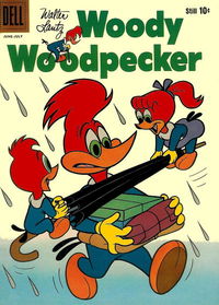 Walter Lantz Woody Woodpecker (Dell, 1952 series) #61 June-July 1960