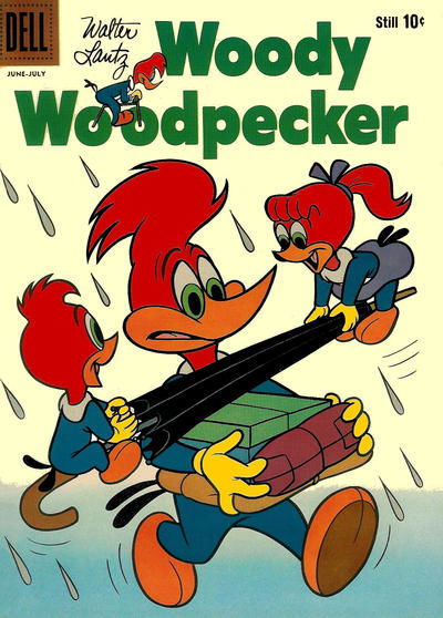 Walter Lantz Woody Woodpecker (Dell, 1952 series) #61 (June-July 1960)
