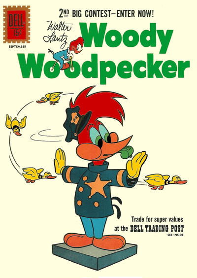 Walter Lantz Woody Woodpecker (Dell, 1952 series) #68 (August-September 1961)
