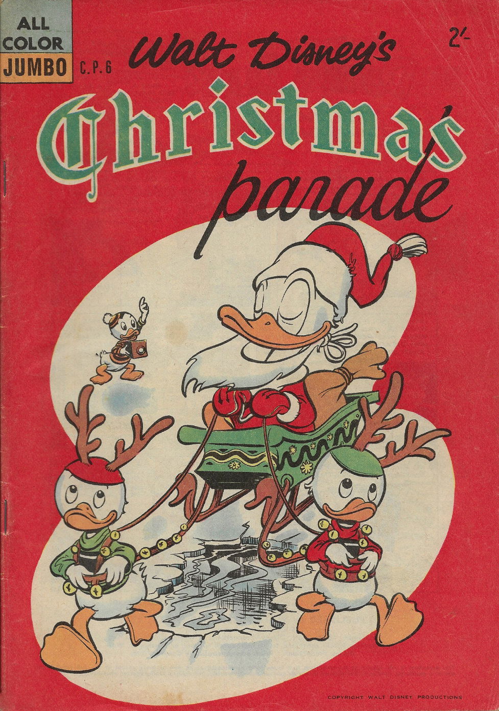 Walt Disney's Christmas Parade [CP Series] (WG Publications, 1953 series) #6 (1958)