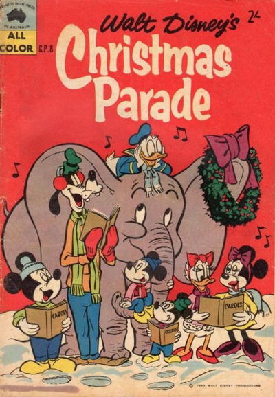 Walt Disney's Christmas Parade [CP Series] (WG Publications, 1953 series) #8 [October 1960?]