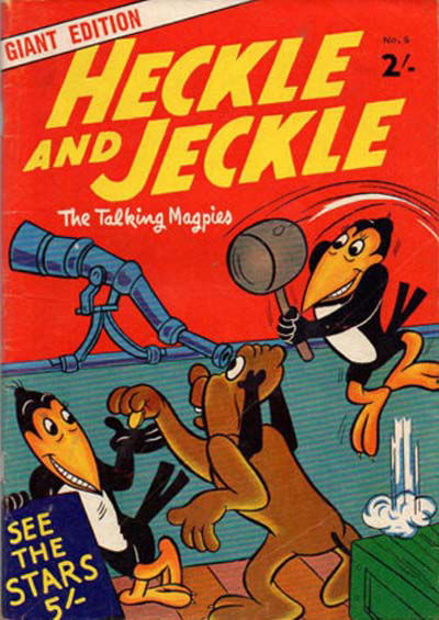 Heckle and Jeckle the Talking Magpies! Giant Edition (Jubilee, 1961? series) #6 ([August 1963?])