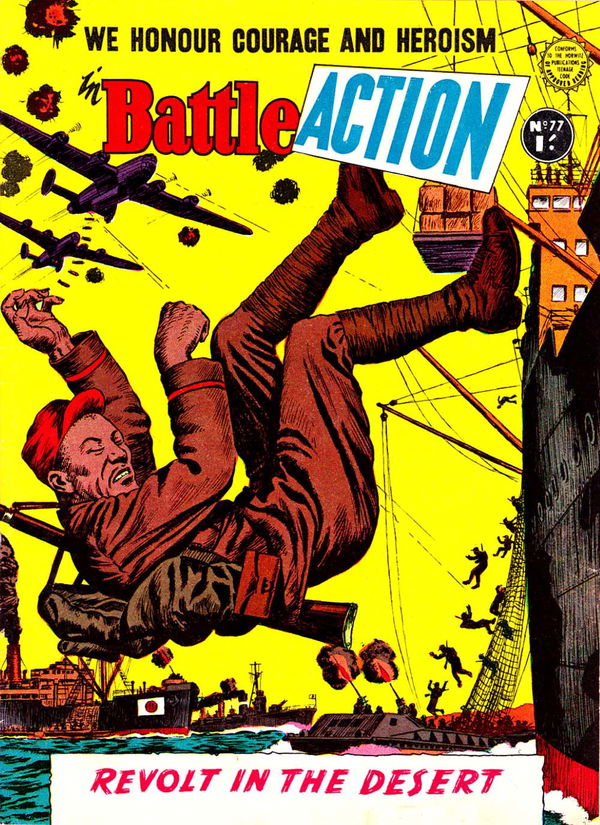 Battle Action (Horwitz, 1954 series) #77 ([May 1963?])