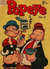 Popeye (Sungravure, 1958 series) #6 November 1958