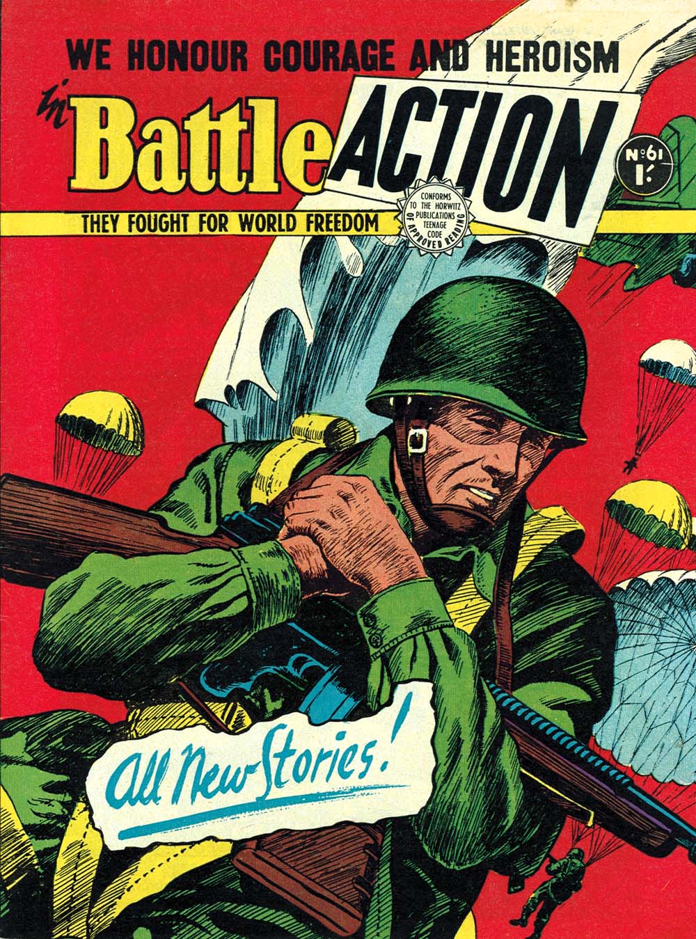 Battle Action (Horwitz, 1954 series) #61 ([August 1959?])
