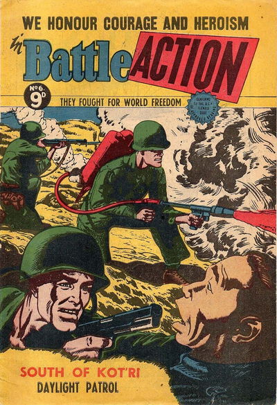 Battle Action (Horwitz, 1954 series) #6 [1955?]