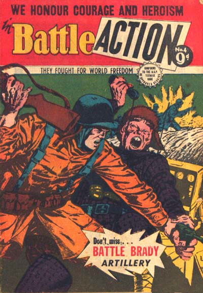 Battle Action (Transport, 1954 series) #4 [November 1954?]