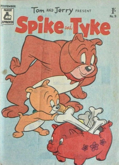 Tom and Jerry Present Spike and Tyke  #9 (November 1957)