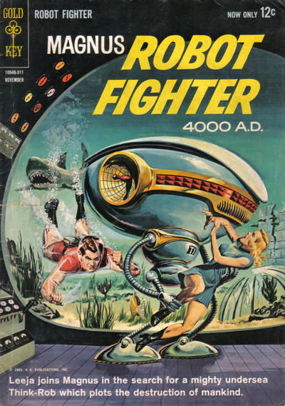 Magnus, Robot Fighter (Western, 1963 series) #4 [10046-311] (November 1963) (November 1963)