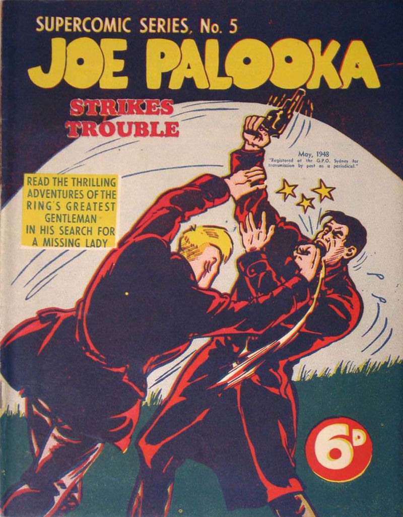 The Supercomic Series (Consolidated Press, 1948 series) #5 — Joe Palooka (May 1948)