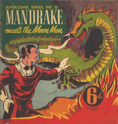 The Supercomic Series (Consolidated Press, 1948 series) #10 — Mandrake (November 1948)