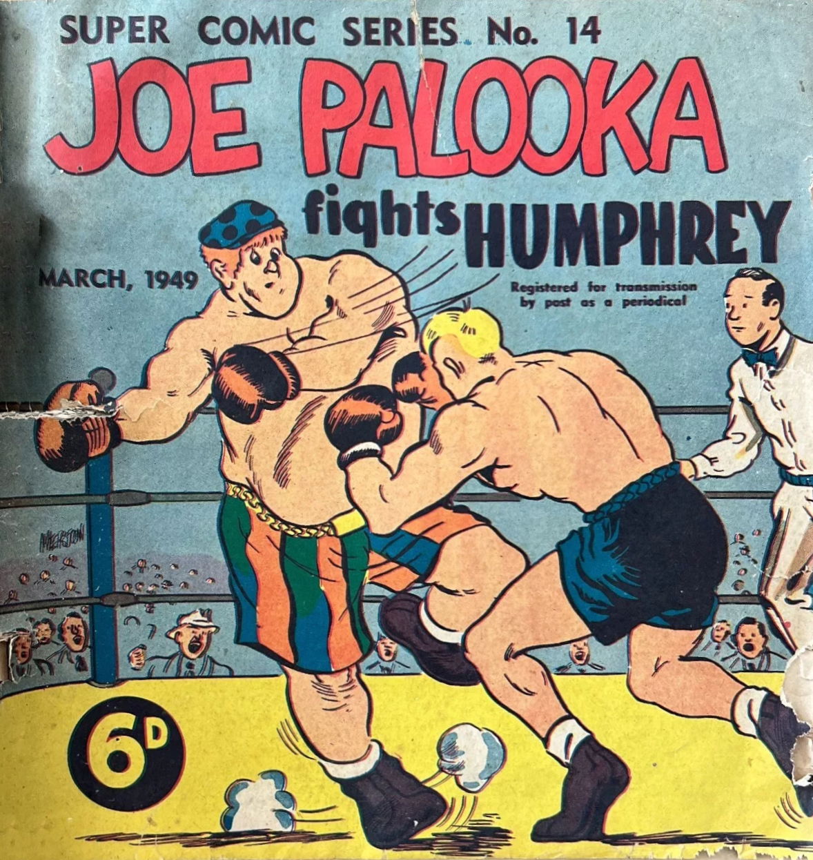 The Supercomic Series (Consolidated Press, 1948 series) #14 — Joe Palooka Fights Humphrey ([March 1949?])