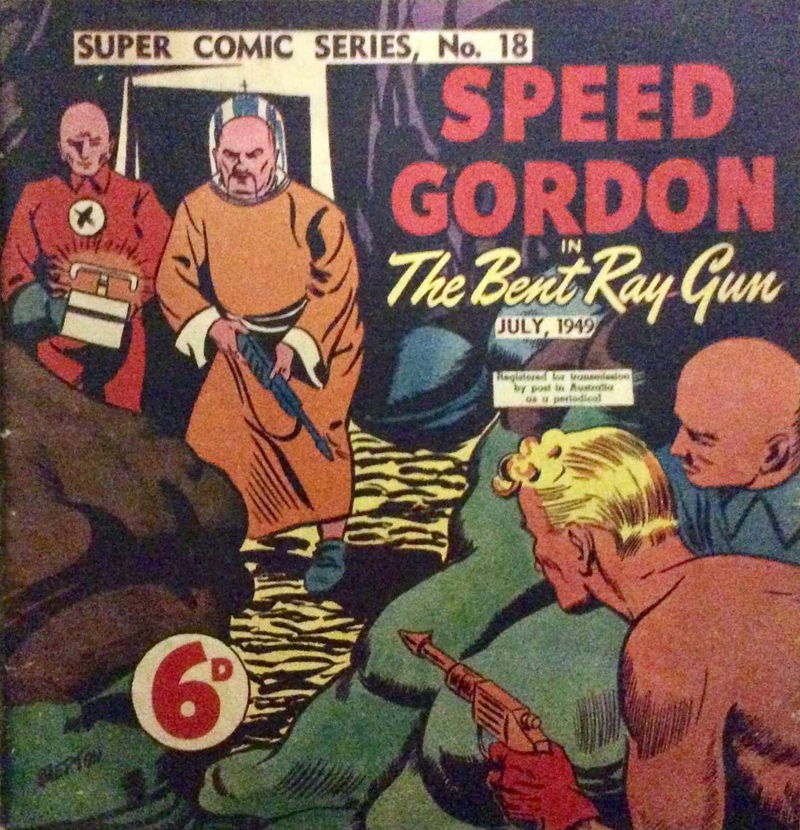 The Supercomic Series (Consolidated Press, 1948 series) #18 — Speed Gordon (July 1949)