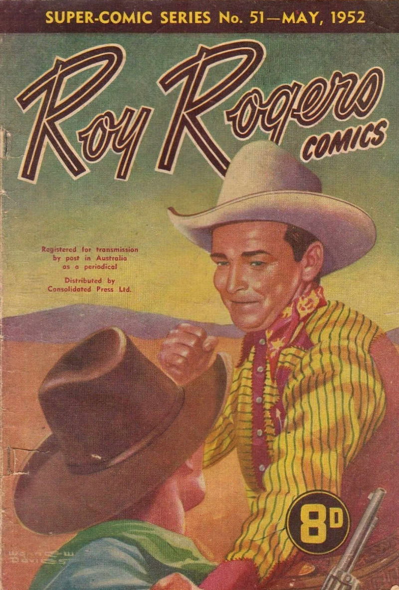 The Supercomic Series (Consolidated Press, 1948 series) #51 — Roy Rogers Comics (May 1952)