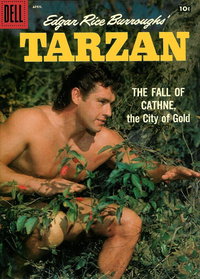 Tarzan (Dell, 1948 series)  #103 (April 1958) — The Fall of Cathne, the City of Gold