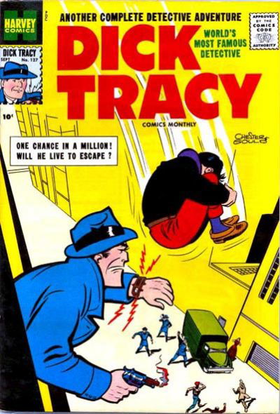 Dick Tracy (Harvey, 1950 series) #127 September 1958