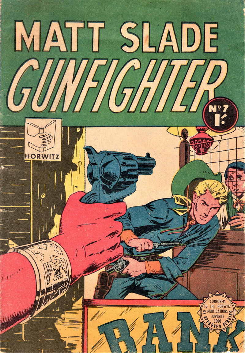 Matt Slade Gunfighter (Horwitz, 1956 series) #7 (April 1957)