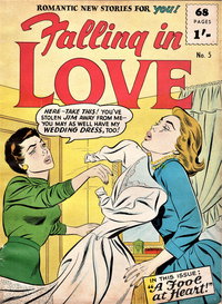 Falling in Love (Trent, 1955 series)  #5 (June 1955)