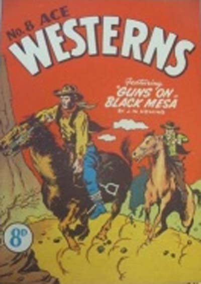 Ace Westerns (Young's, 1950? series) #8 ([1956?]) —Guns on Black Mesa