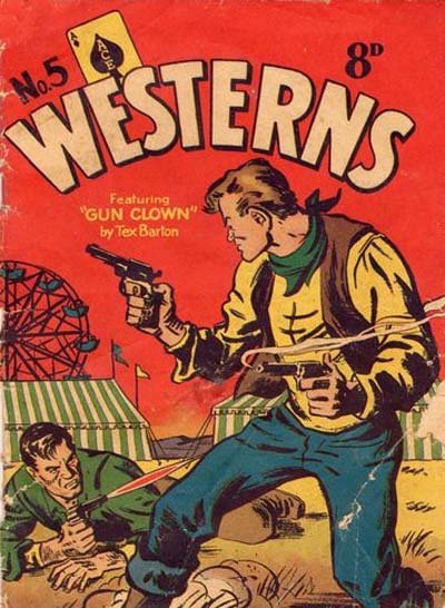 Ace Westerns (Young's, 1950? series) #5 (February 1956) —Gun Clown