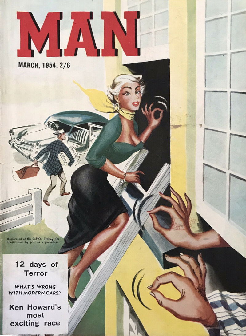 Man [Man Magazine] (Man, 1946 series) v35#4 (March 1954)