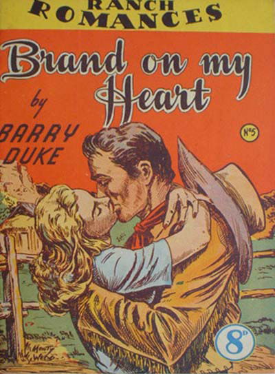 Ranch Romances (Malian, 1950? series) #5 — Brand on My Heart [October 1950?]