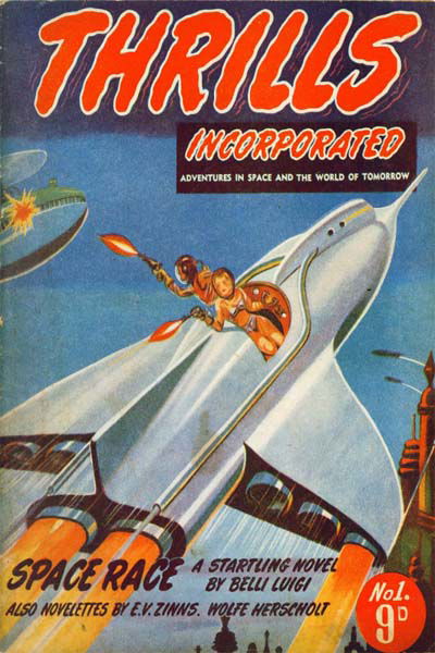 Thrills Incorporated (AGP, 1950 series) #1 — Space Race ([April 1950])