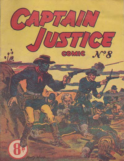 Captain Justice (New Century, 1950 series) #8 — Captain Justice Comic ([July 1951?])