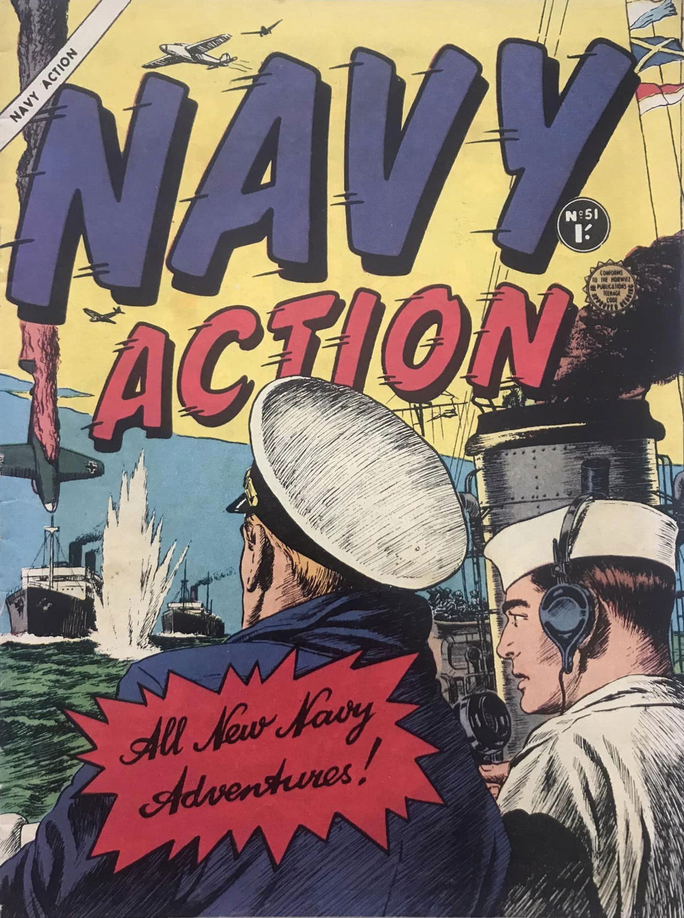 Navy Action (Horwitz, 1956 series) #51 ([July 1959])
