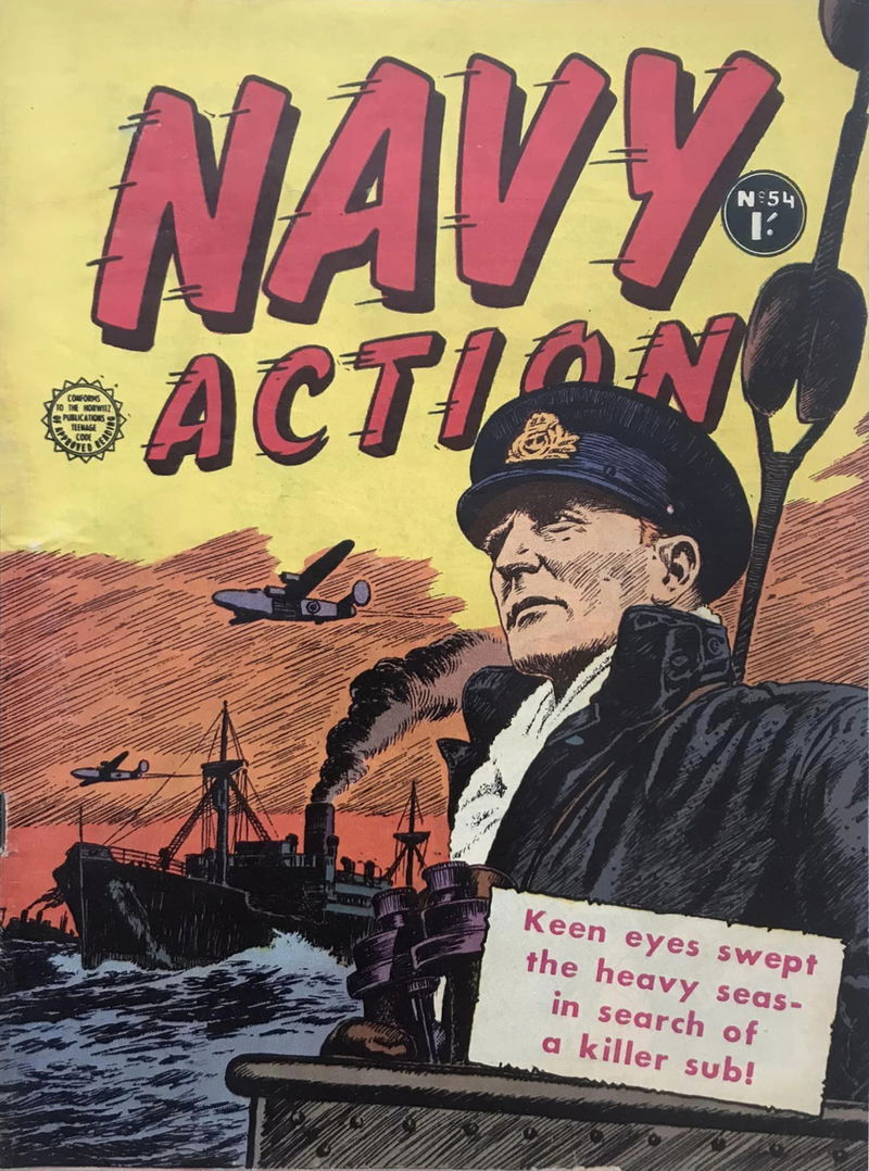 Navy Action (Horwitz, 1956 series) #54 ([October 1959])