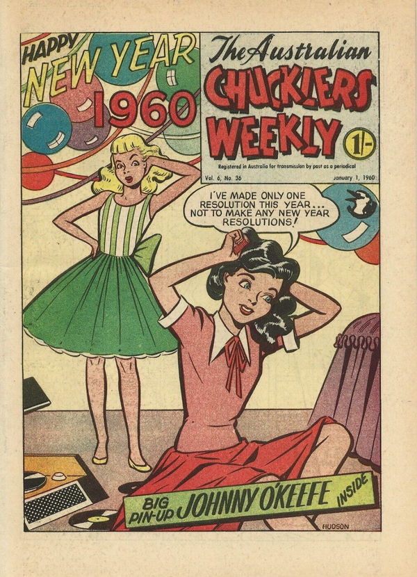 The Australian Chucklers Weekly (Chucklers, 1959 series) v6#36 (1 January 1960)