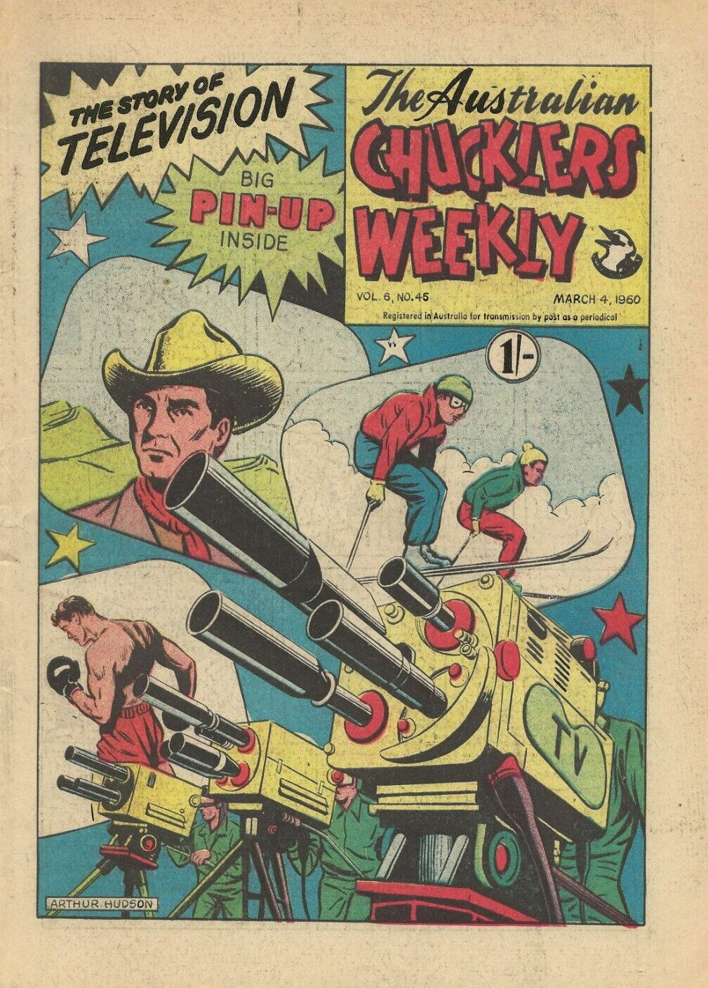 The Australian Chucklers Weekly (Chucklers, 1959 series) v6#45 (4 March 1960)