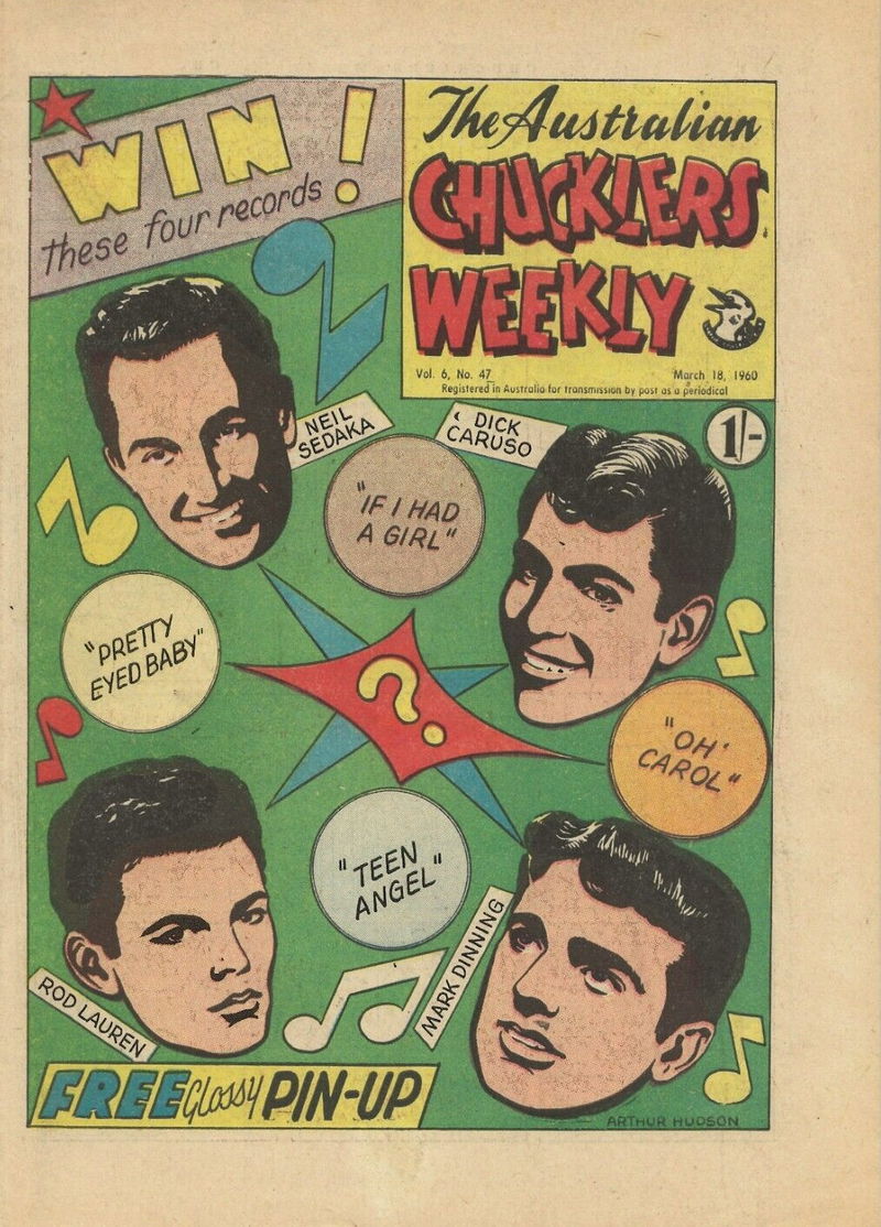 The Australian Chucklers Weekly (Chucklers, 1959 series) v6#47 (18 March 1960)